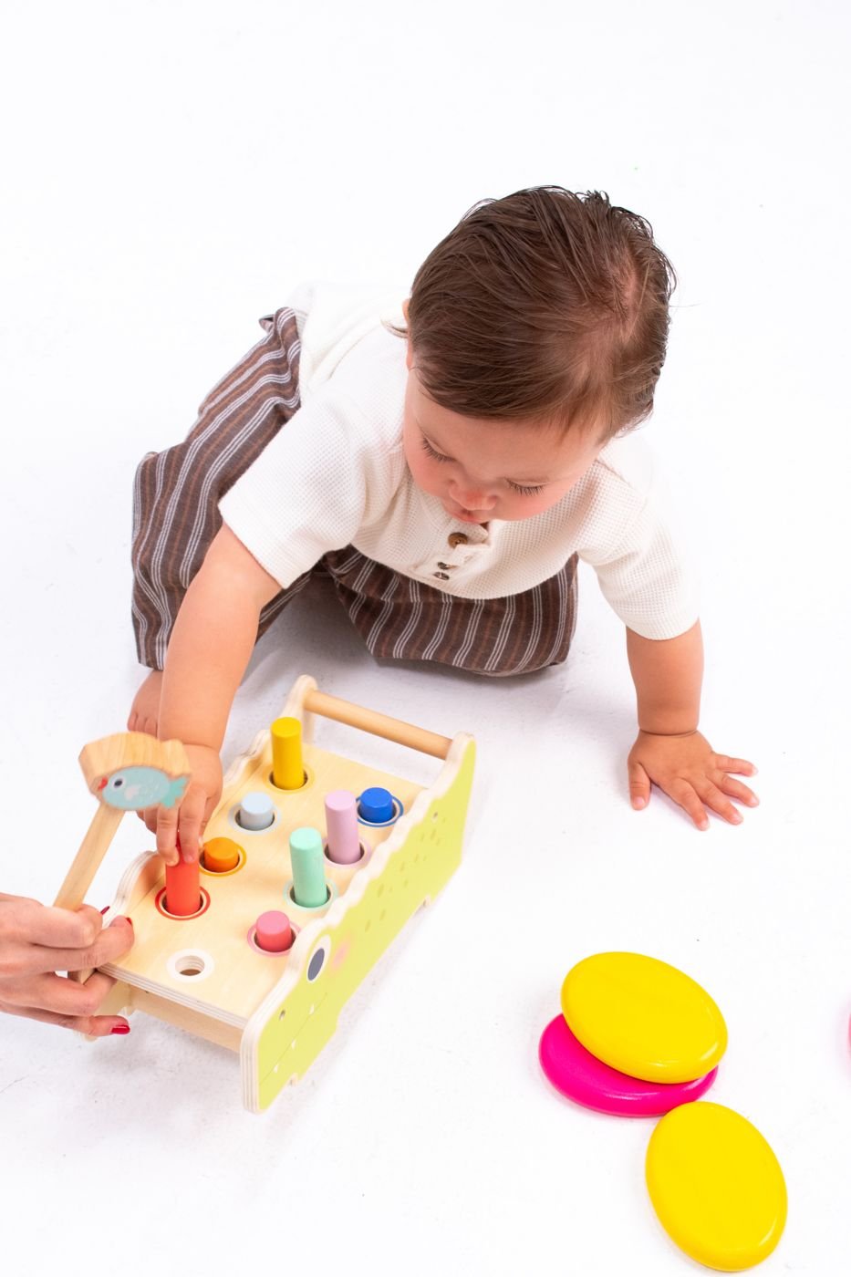 Toddler portrait during a guided session